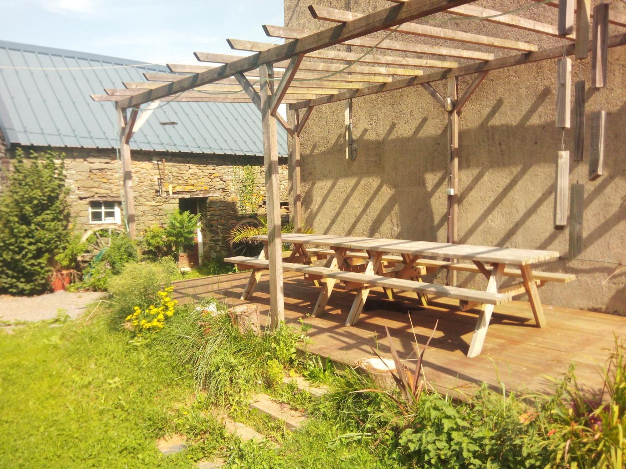 Le Jardin Enchanteur, Chaleureuse Maison D'Hotes Eco-Responsable, Calme Et Accueillante Lopérec Exterior foto